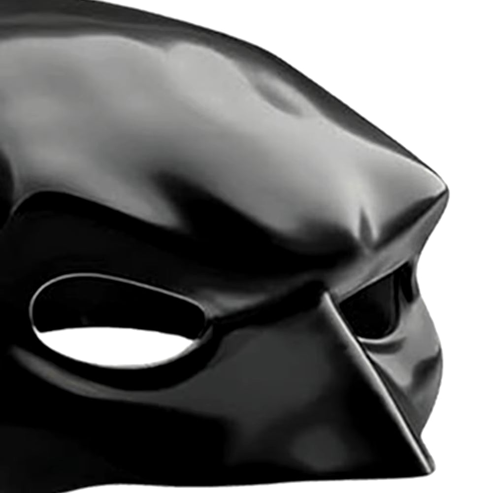 Cat Batman Mask – Matte Black Superhero Costume for Cats (9–13 cm)
